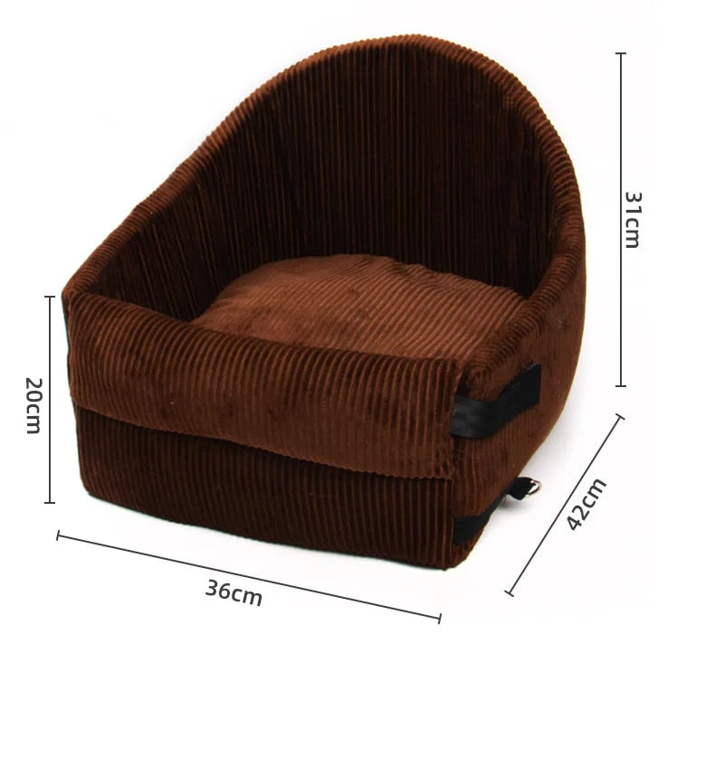 Size of Dual-Use Pet Nest: Cozy Car & Home Cushion for Pet