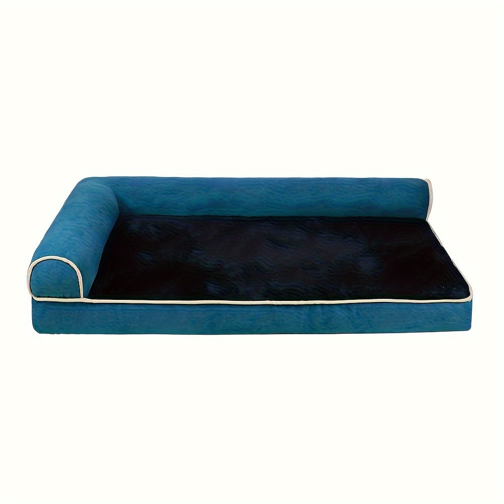 Orthopedic Dog Bed for Medium Dogs in Blue Color