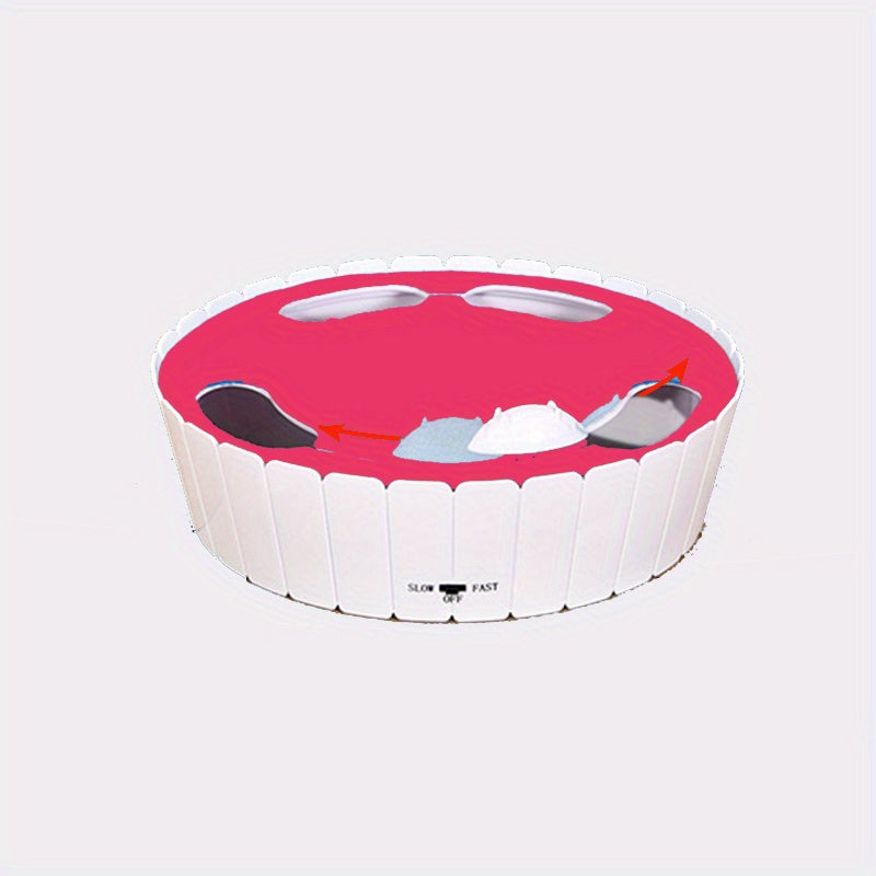 electric cat toy in pink color