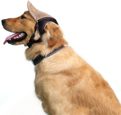 Dog Sunscreen Hat with Ear Holes - Adjustable Baseball Cap for Small & Medium Dogs