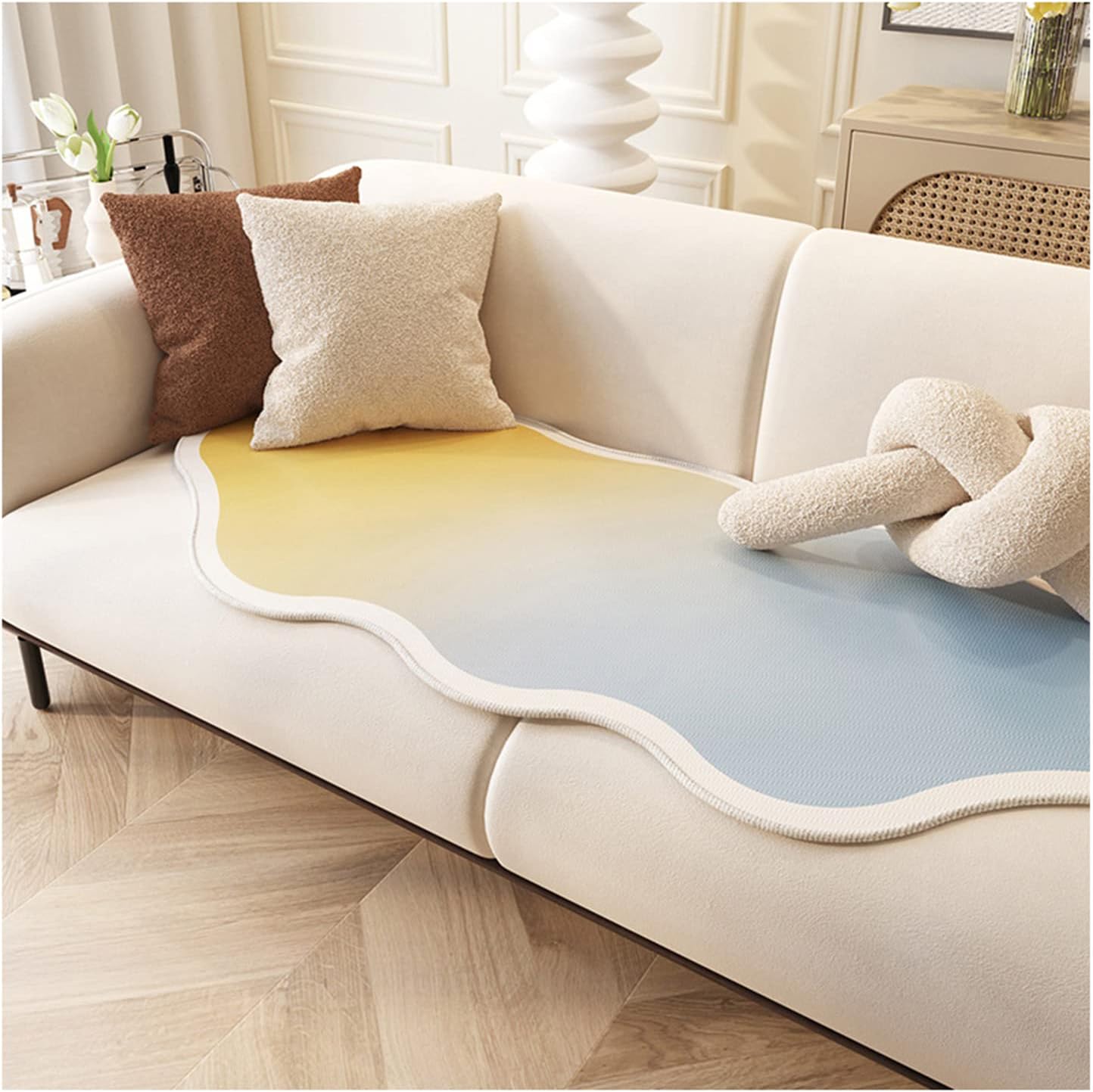 Cloud Shaped Couch Sofa Washable Protective Covers Non Slip Couch Sofa Protector