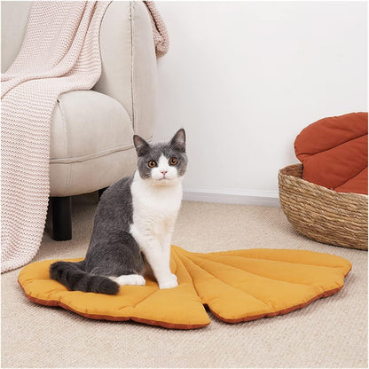 Reversible 2 tone Natures Leaf Washable Pet Blanket Mat