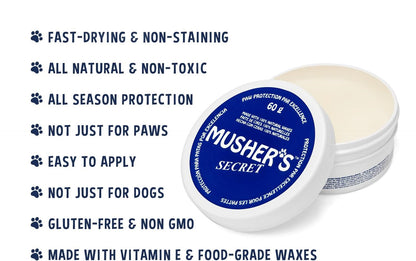 Moisturizing Dog Paw Balm: Invisible Barrier for Dry Paws - All-Natural with Vitamin E