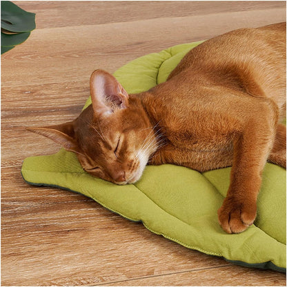 Reversible 2 tone Natures Leaf Washable Pet Blanket Mat