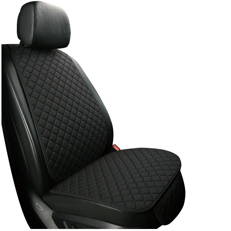 Universal Fit Flax Car Seat Covers in Black Color