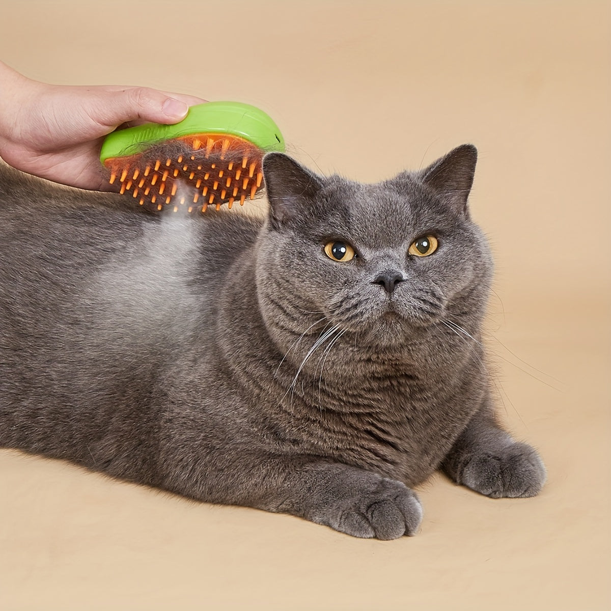 Rechargeable 3-in-1 Electric Pet Grooming Brush for Dogs & Cats