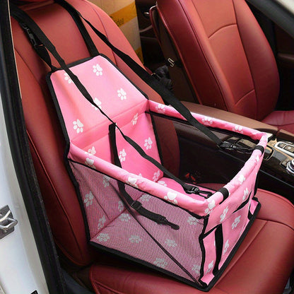 Easy-to-Clean Oxford Fabric Dog Car Seat Ensuring Safe Journeys.