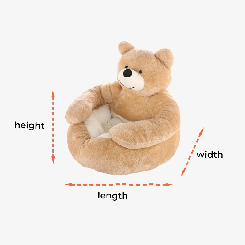 Large Fluffy Non- Slip, Washable Dog / Cat Cosy Bed