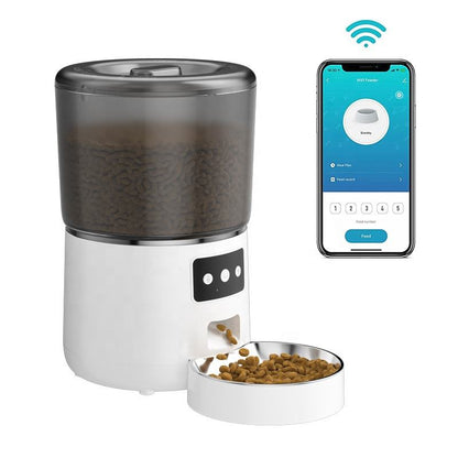 Automatic Pet Feeder: Moisture-Proof 4L Dry Food Dispenser for Dogs & Cats