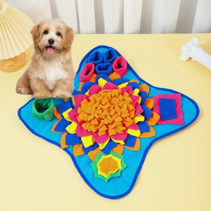 Interactive Snuffle Mat for Dogs in blue color