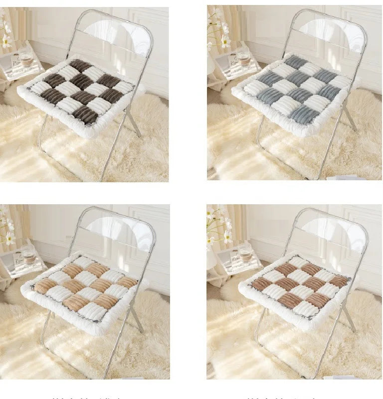 "Four quilted pet couch covers displayed in black, brown, creme, and light grey."
