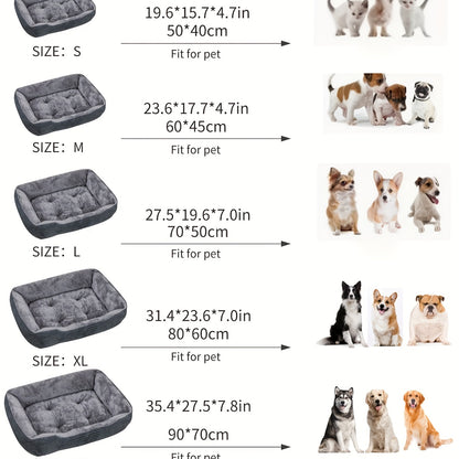 Four Seasons Luxury Pet Bed: Cozy Dog/Cat Nest & Sofa