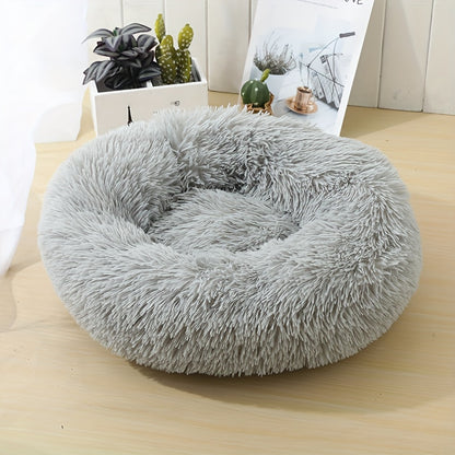 Spacious round bed for large dogs