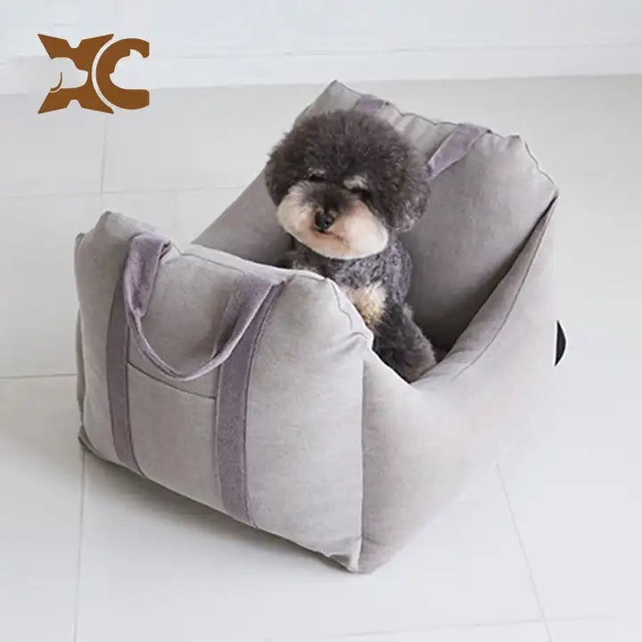 Soft Linen Cotton Blend Washable Travel Pet Carrier