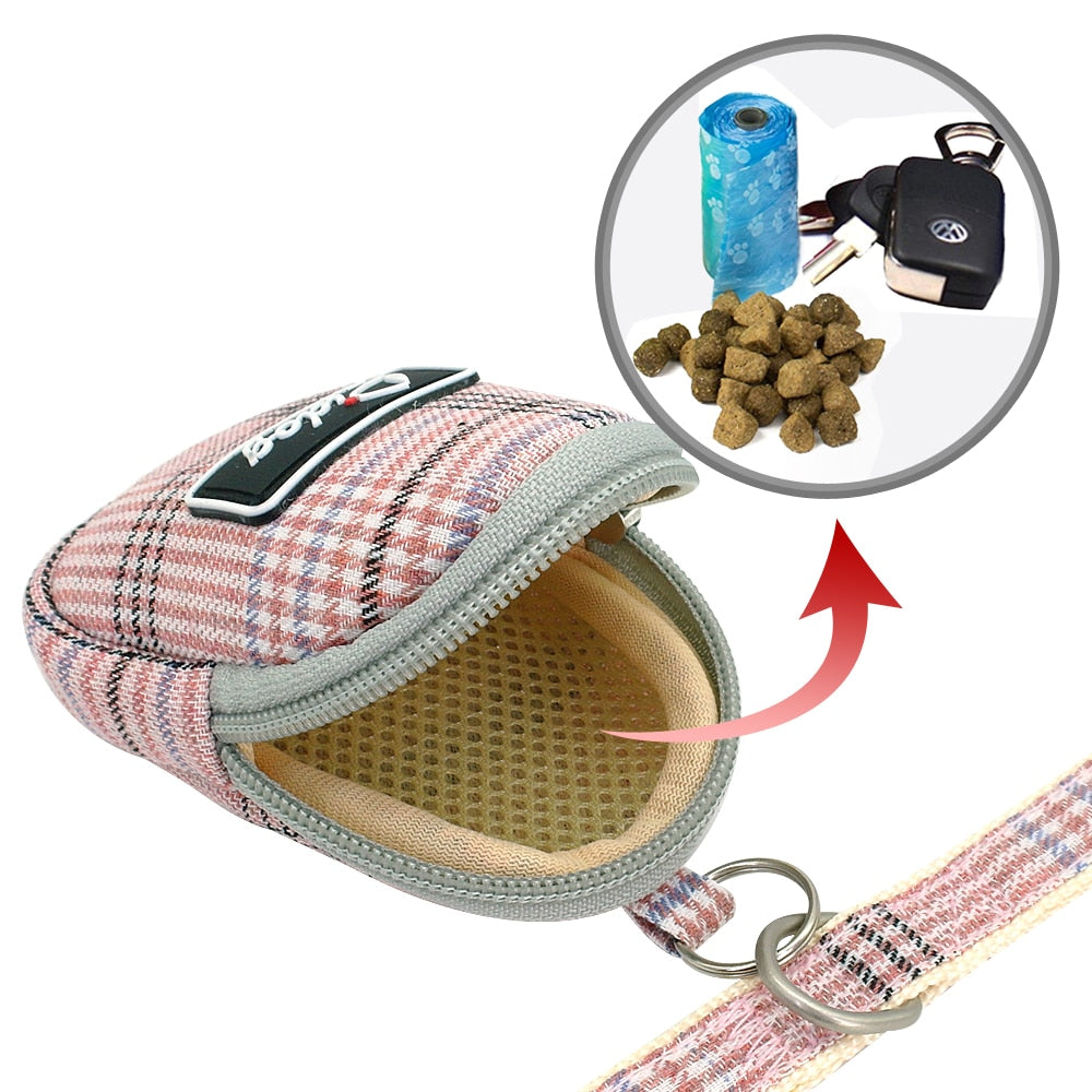 Adjustable No-Pull Soft Pet Harness Vest & Leash Set for Small to Medium Dogs