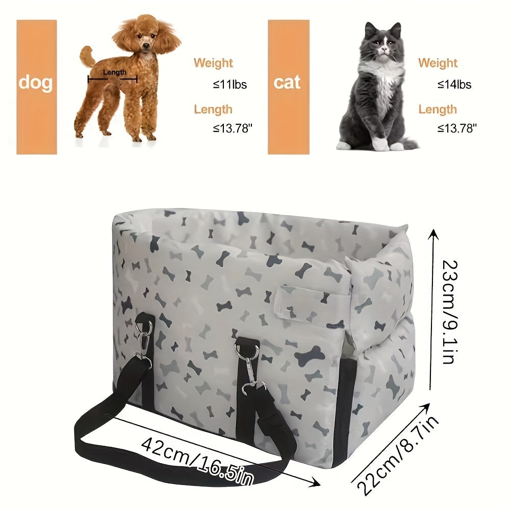 Product size of Lightweight pet booster seat designed for travel