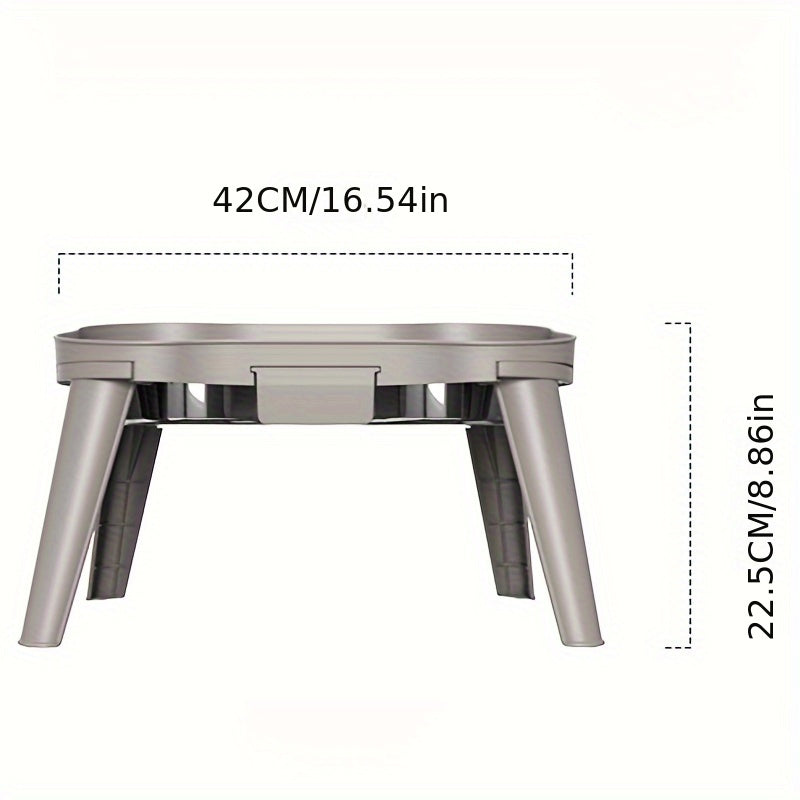 product size of elevated dog bowls