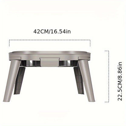 product size of elevated dog bowls