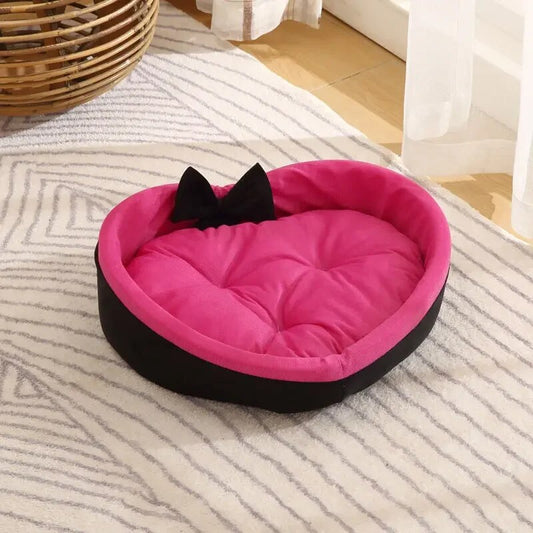 Comfort Luxe Dog Bed with breathable cotton linen fabric for ultimate pet comfort.