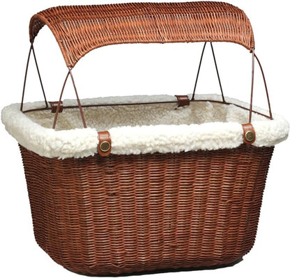 Brown Wicker Basket for Pet