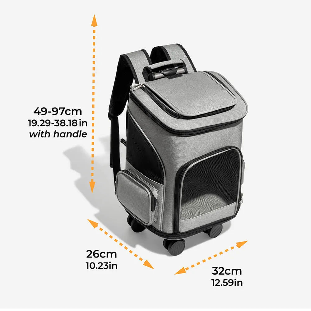 Pet Travel Carrier Backpack: Roll, Stow, Go – The Perfect Travel Companion for Your Pet