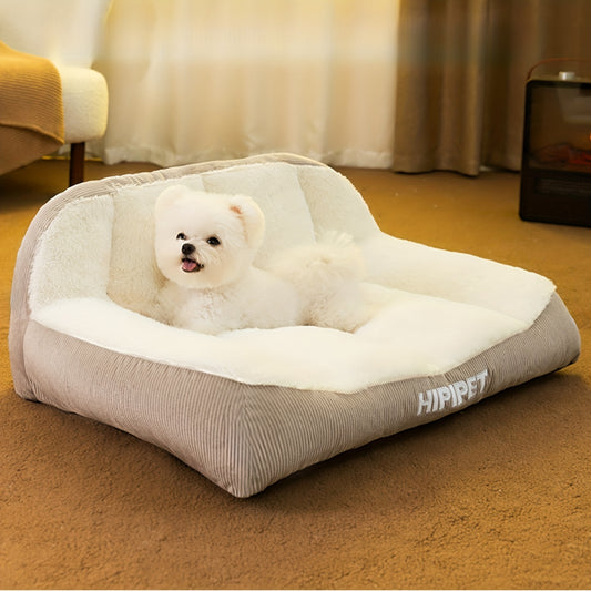 Cozy Haven's Luxurious Dog Sofa Bed caters to small and medium-sized pets.