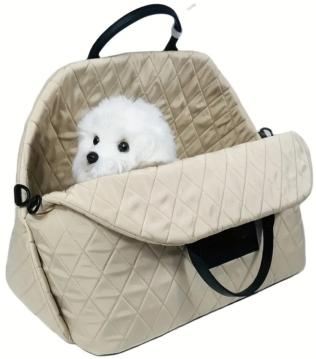 Secure Pet Dog Car Seat: Comfortable Travel Booster