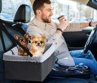 2 Dogs using the Small Dog Booster Seat