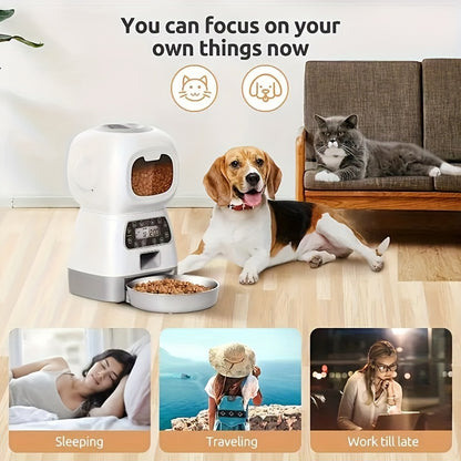 3.5L Smart Automatic Pet Feeder for Cats & Dogs