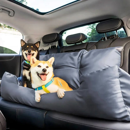 Comfort Large Dog Travel Safety Booster Waterproof Breathable Washable Car Seat 3 Harness Protector