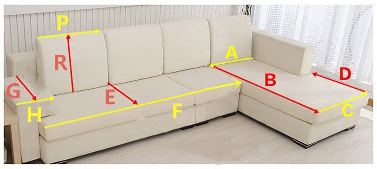 an image how to measure the couch 