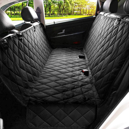 Waterproof Dog Hammock Universal Car Seat Cover in Black Color