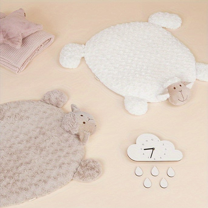 Multiple colors of Plush Sheep-Shaped Pet Bed