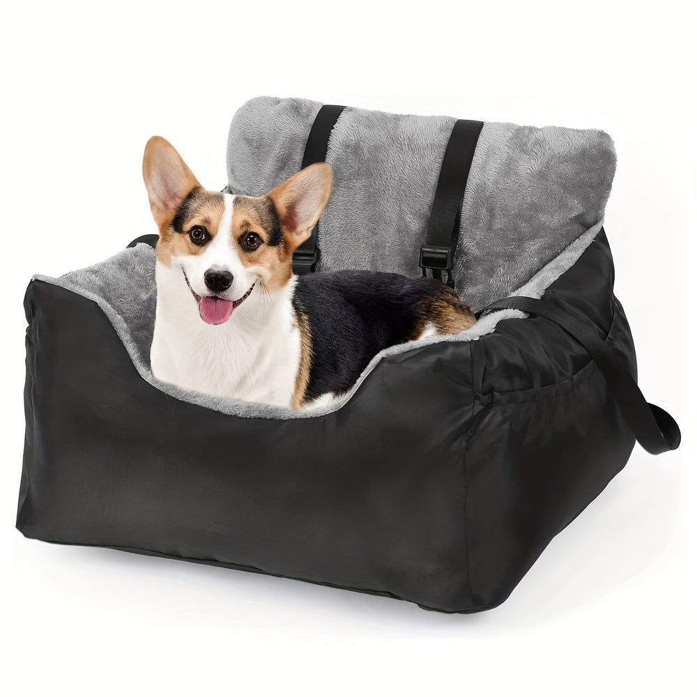 A Dog In The Adjustable Dog Car Seat