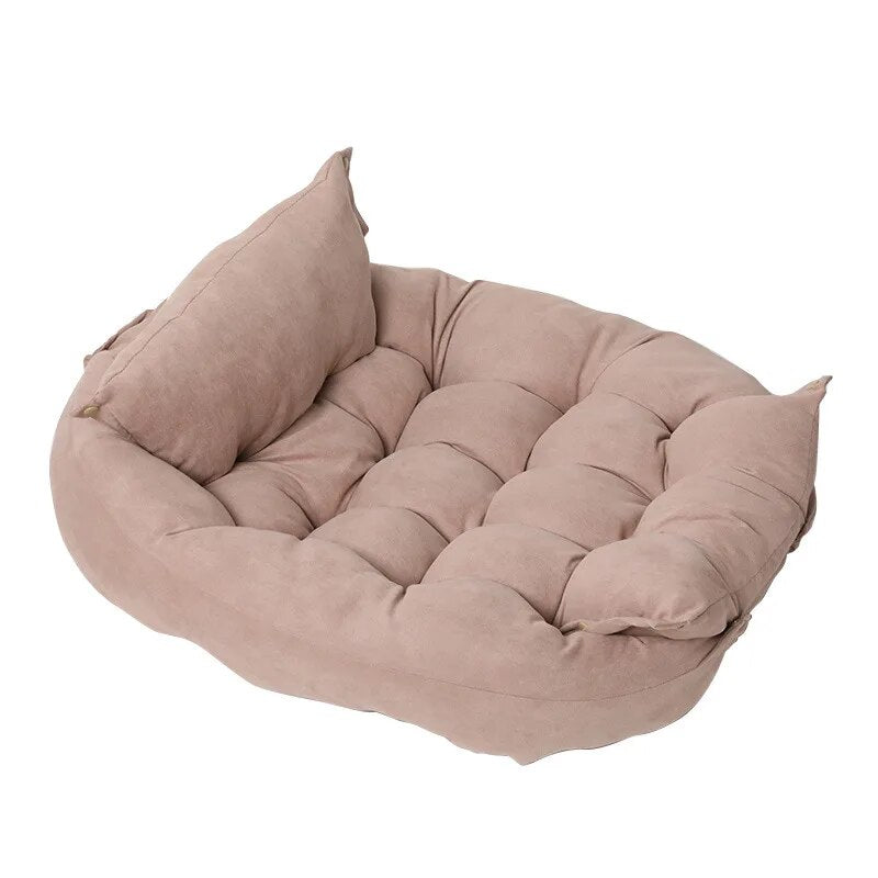 Dog Bed to Sofa Conversion for Day and Night Comfort.