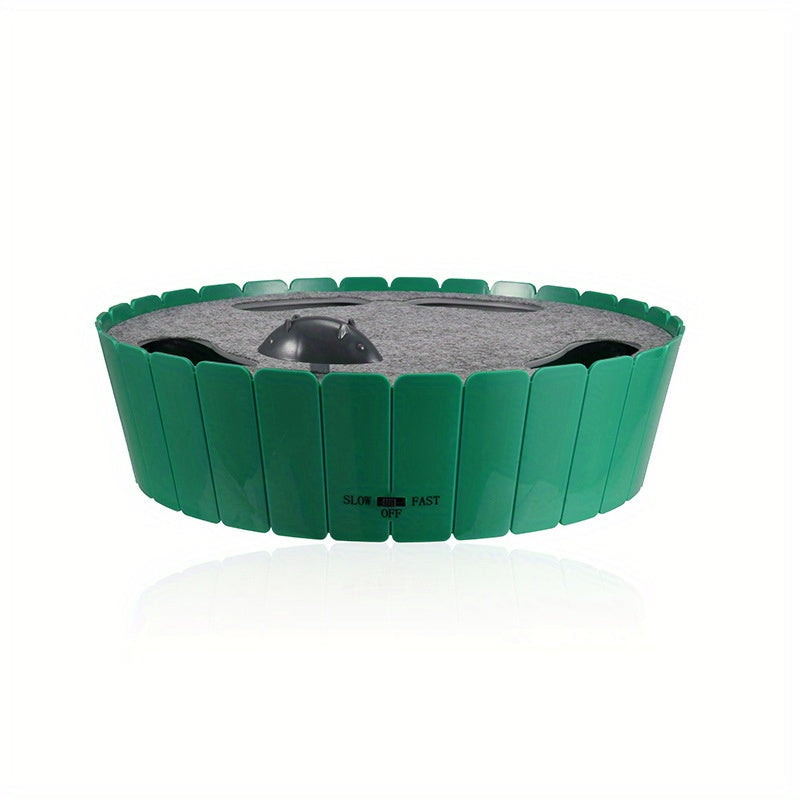 electric cat toy in green color