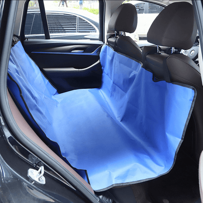 Durable pet seat protector in hammock design, ensuring a dry and clean car interior.