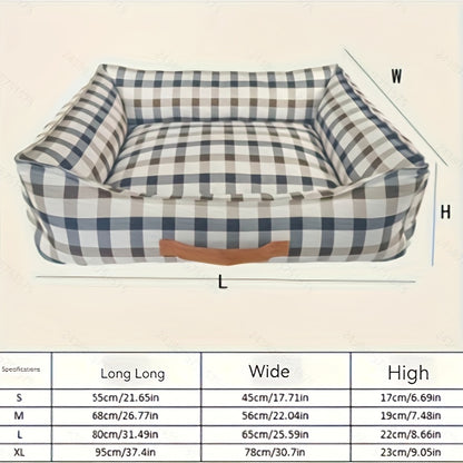 size guide of  pet bed folded for travel