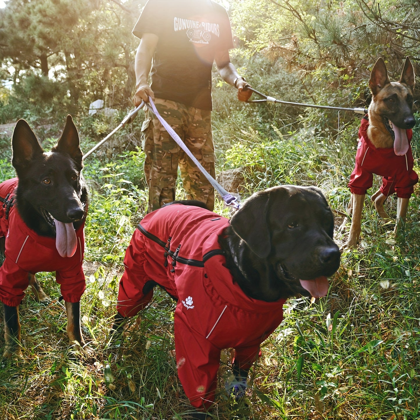 Waterproof Dog Raincoat - Fits Small, Medium, and Large Breeds