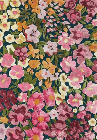 Unique Handmade Floral Pet Floor Rug