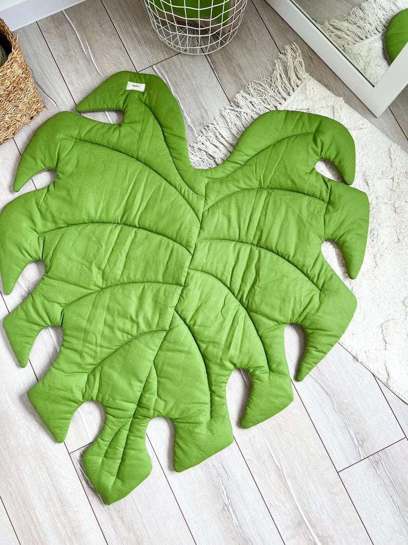 Luxury Handmade Pet Customised Coorka Cotton Leaf Supersized Option Blanket Mat with Carry Bag