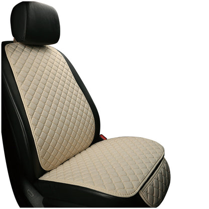 Universal Fit Flax Car Seat Covers in Beige color