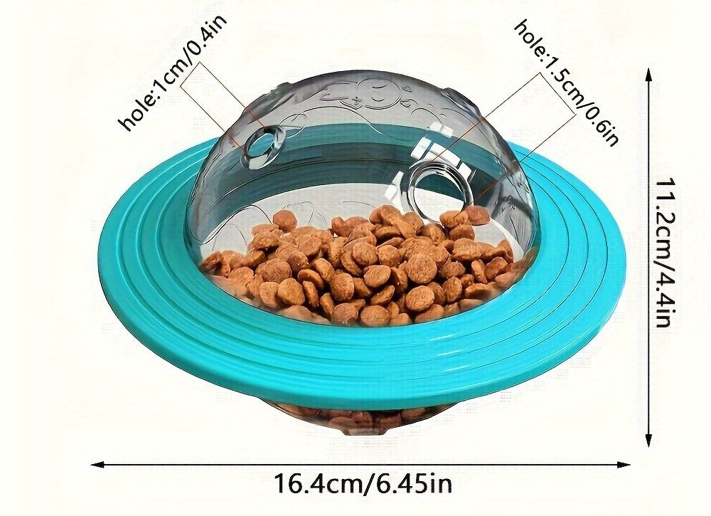 Product size of IQ Treat Ball: Slow Feeder & Puzzle Toy for Dental Health