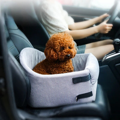 A versatile pet nest that transforms from a cozy car seat