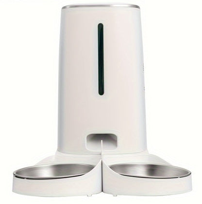 Smart Automatic Pet Feeder for Cats and Dogs Double Bowls