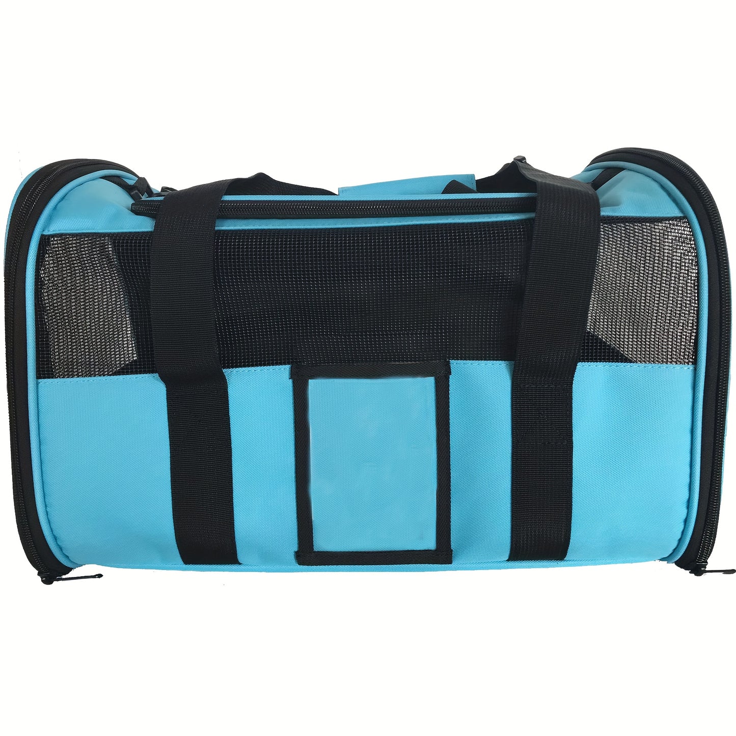 Breathable cat carrier backpack with ergonomic design for pet comfort.