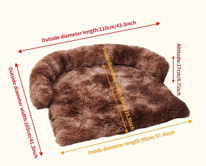 product dimensions of Cozy Calming Dog Mat Dog Bed