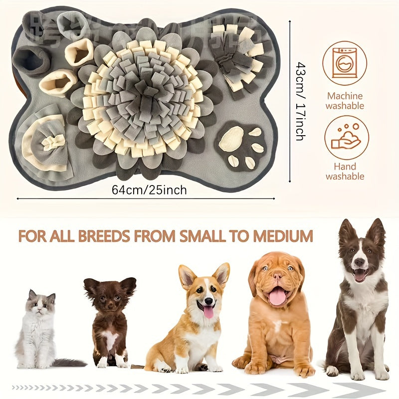 product size of snuffle mat for dogs