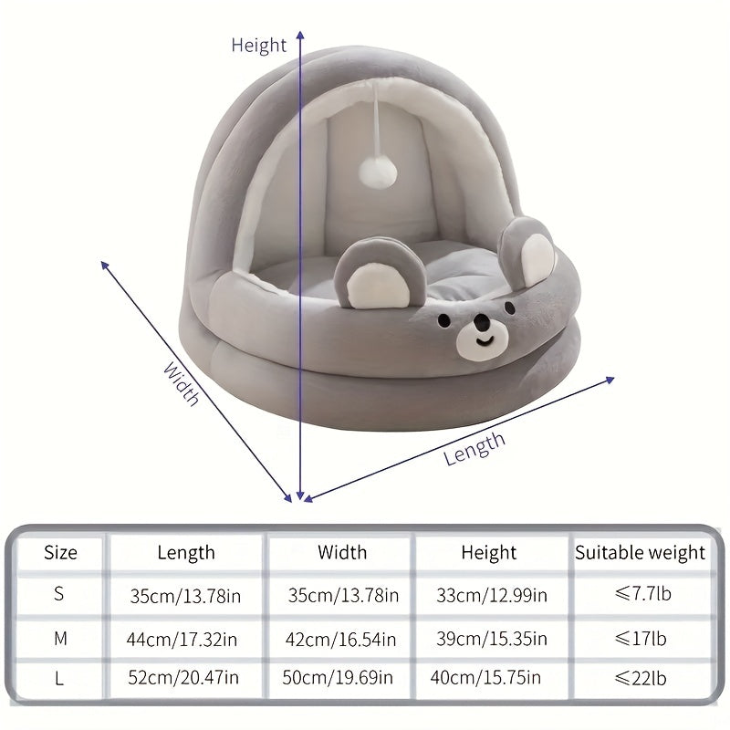 Cat Bed Size Comparison Ideal for Small to Medium-Sized Cats