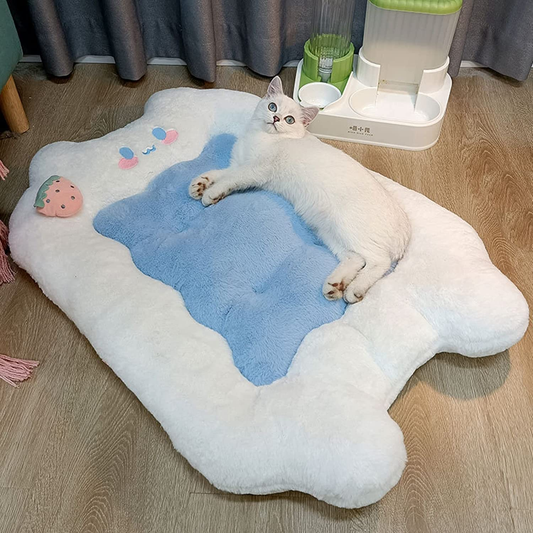 Cosy Cloud Fluffy Plush Washable Non Slip Dog Cat bed